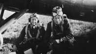 The plane and its pilots - defenders of the Polish sky in 1939.
